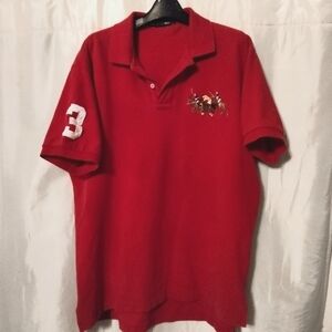 Vintage Rare Polo Ralph Lauren #3 Big Jockey Riders 3 Pony Color Embroidered L